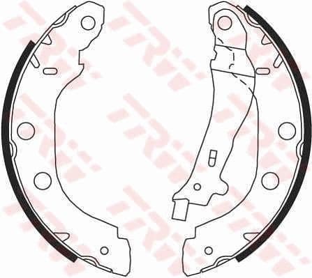 Brake Shoe Set GS8655