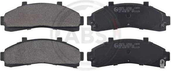 Brake Pad Set, disc brake 38652