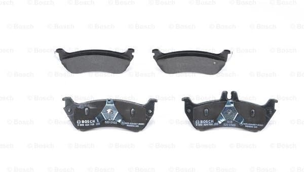 Brake Pad Set, disc brake 0986424708