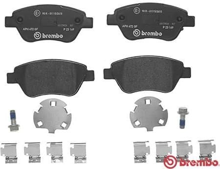 Brake Pad Set, disc brake PRIME LINE P23169 - image 2
