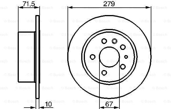 Brake Disc 0986478199