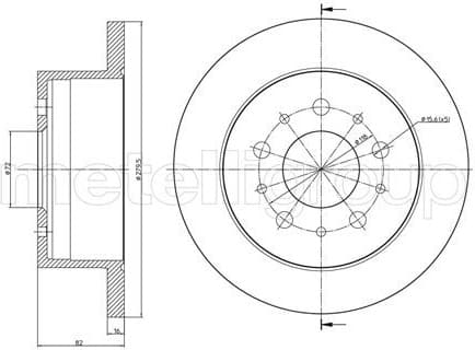 Brake discs kit rear, (2pcs) 23-0731