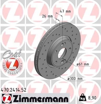 Brake Disc SPORT BRAKE DISC Z 470.2414.52