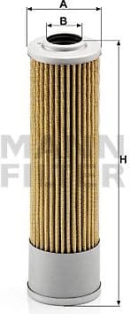 Filter, operating hydraulics H614/3