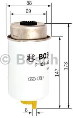 Fuel Filter F026402088 - image 5