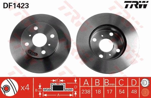 Brake Disc DF1423