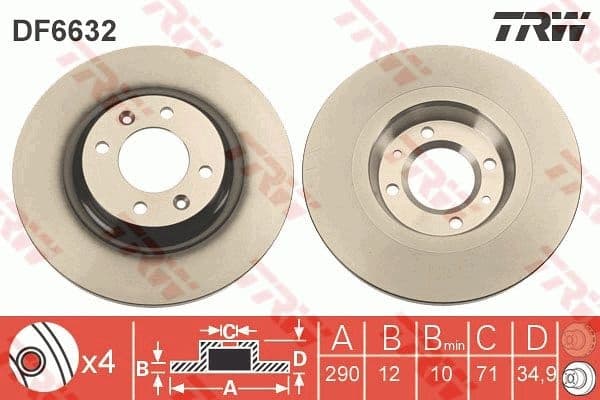 Brake Disc DF6632