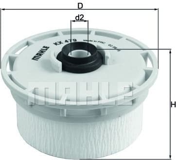 Filter diesel fuel KX479D