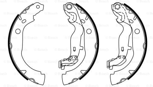 Brake Shoe Set 0986487774 - image 5