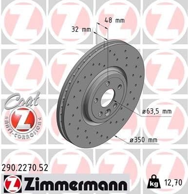 Brake Disc SPORT BRAKE DISC Z 290.2270.52