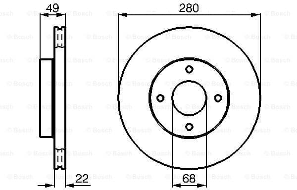 Brake Disc 0986478728 - image 5