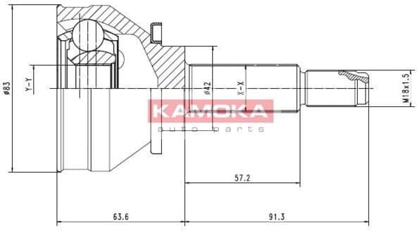 Joint Kit, drive shaft 6640