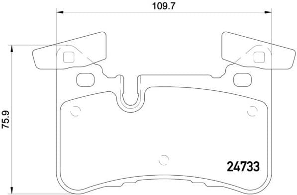 Brake Pad Set, disc brake PRIME LINE P50110 - image 2