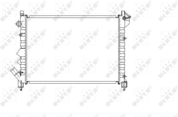 Radiator, engine cooling EASY FIT 58943