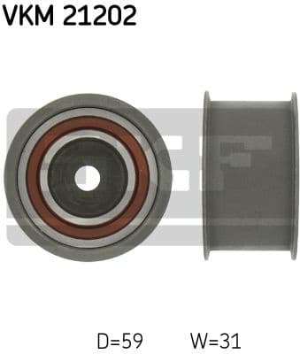 Deflection Pulley/Guide Pulley, timing belt VKM 21202