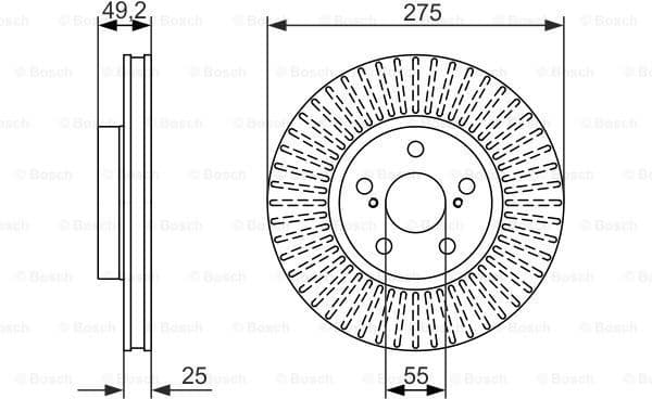 Brake Disc 0986479619 - image 2
