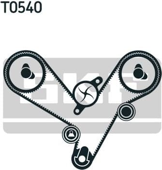 Timing Belt Kit VKMA 95613 - image 2