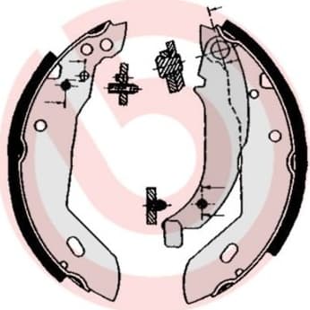 Brake Shoe Set ESSENTIAL LINE S61512