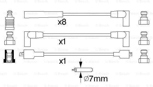 Ignition Cable Kit 0986357118 - image 5