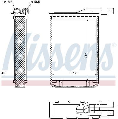 Heat Exchanger, interior heating 733591