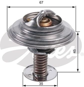 Thermostat, coolant TH45682G1 - image 2