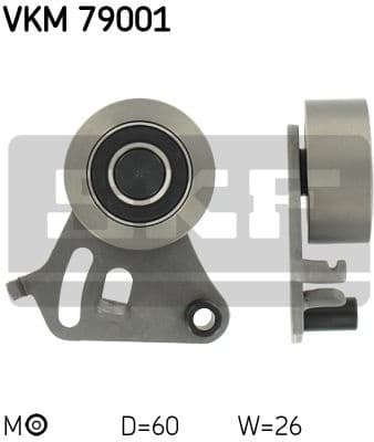 Tensioner Pulley, timing belt VKM 79001