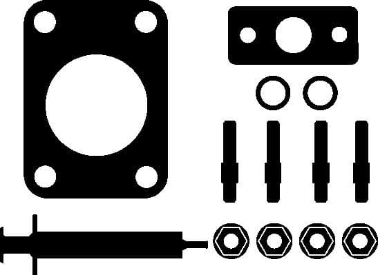 Turbocharger mounting kit 745.120
