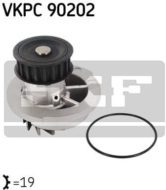 Water Pump, engine cooling Aquamax VKPC 90202