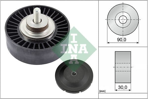 Deflection/Guide Pulley, V-ribbed belt 532075210