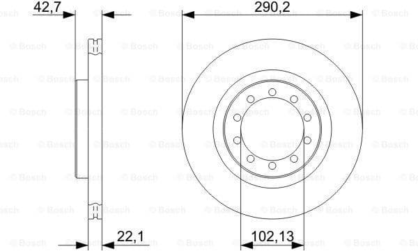 Brake Disc 0986479343 - image 5