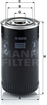Oil Filter W950/26
