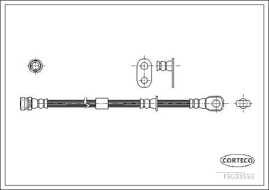 Brake Hose 19033592 - image 2