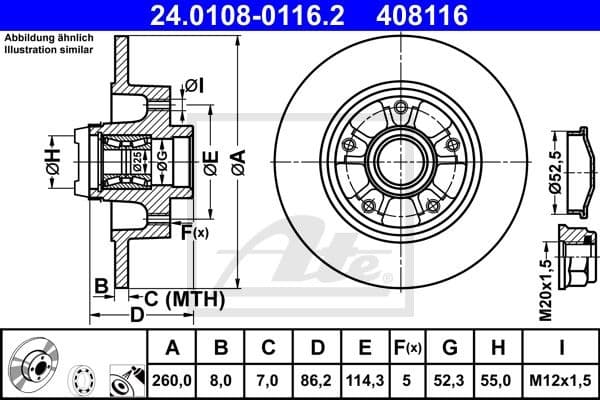Brake Disc 24.0108-0116.2