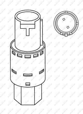 Pressure Switch, air conditioning EASY FIT 38917