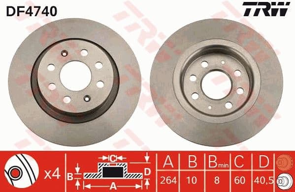 Brake Disc DF4740