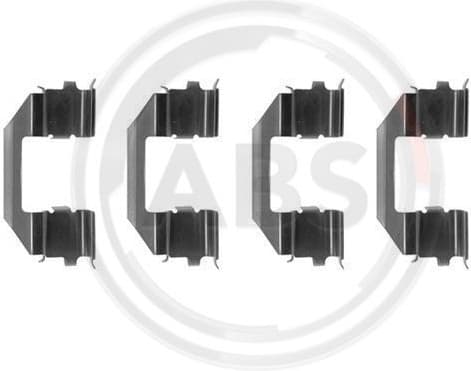 Accessory Kit, disc brake pad 1258Q