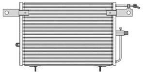 Condenser, air conditioning TSP0225083