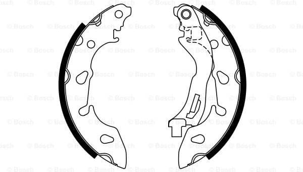 Brake Shoe Set 0986487772 - image 2