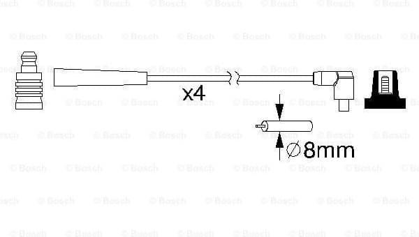 Ignition Cable Kit 0986357221 - image 5