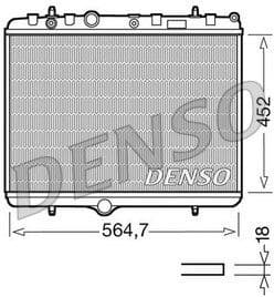 Radiator, engine cooling DRM21055