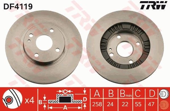 Brake Disc DF4119