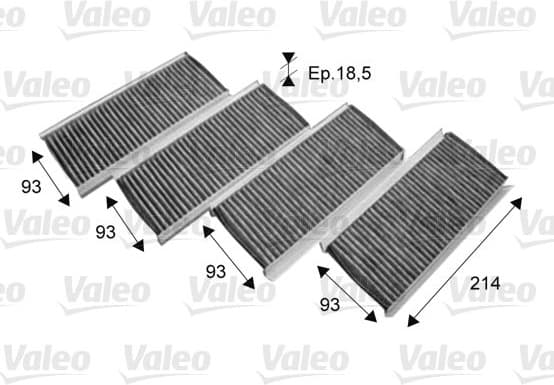 Filter, cabin air VALEO PROTECT 715712