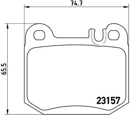Brake Pad Set, disc brake PRIME LINE P50043
