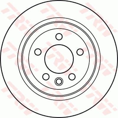 Brake disc, 1pcs REAR, Top Quality DF4718S - image 3