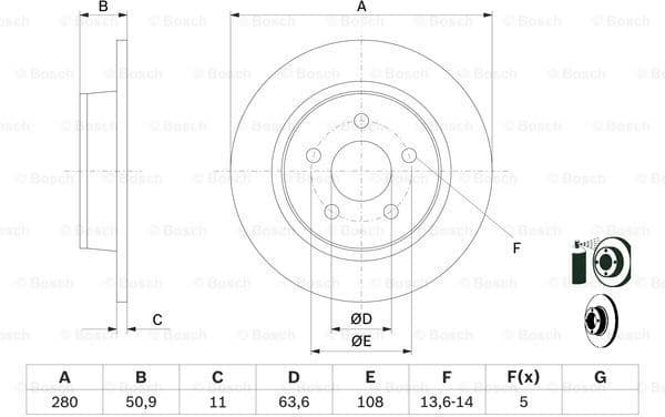 Brake Disc 0986479762 - image 5