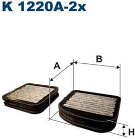 Filter, cabin air K1220A-2X