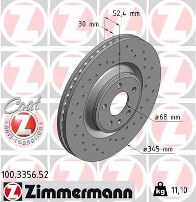 Brake Disc SPORT BRAKE DISC Z 100.3356.52