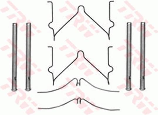 Accessory Kit, disc brake pad PFK288