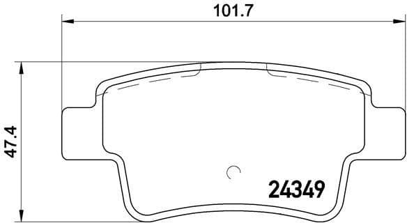 Brake Pad Set, disc brake PRIME LINE P59057