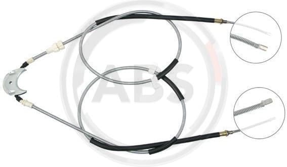 Cable Pull, parking brake K12065